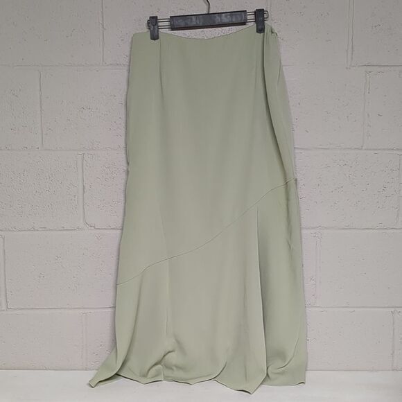 Women’s Maxi Skirt M NWT Flowy Long Lined Lightweight Boho Minimalist - Picture 5 of 10